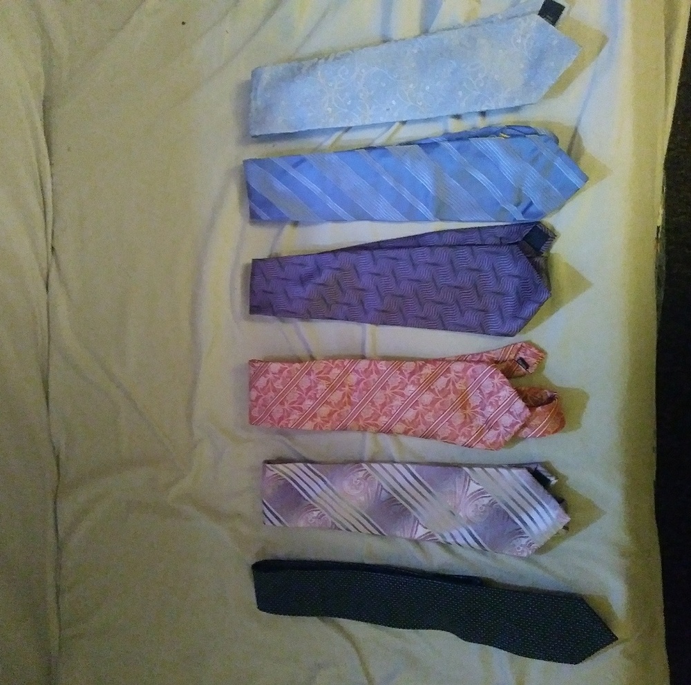 6 Men Ties Different Brands Like New